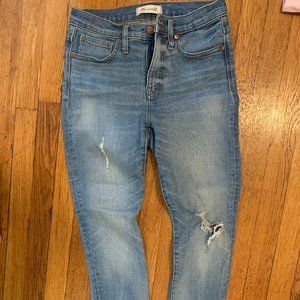 Madewell 9 inch High Rise Skinny Jean